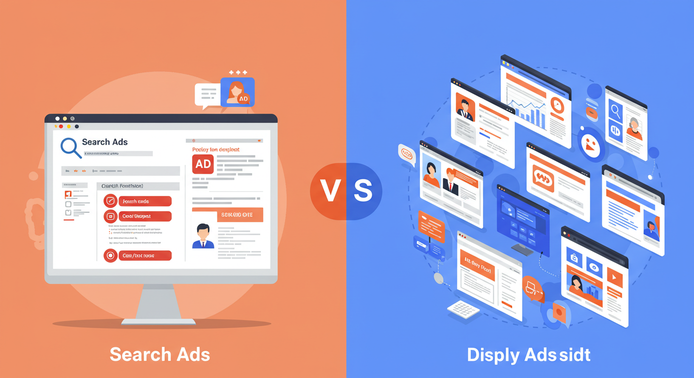 Search AdsとDisply Ads sidt